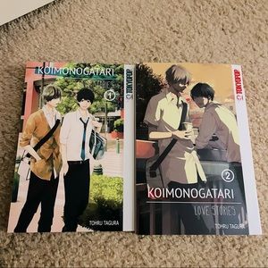 KOIMONOGATARI MANGA VOL 1+2 SOLD